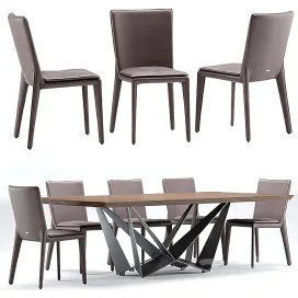 Table chairs cattelan italia vittoria